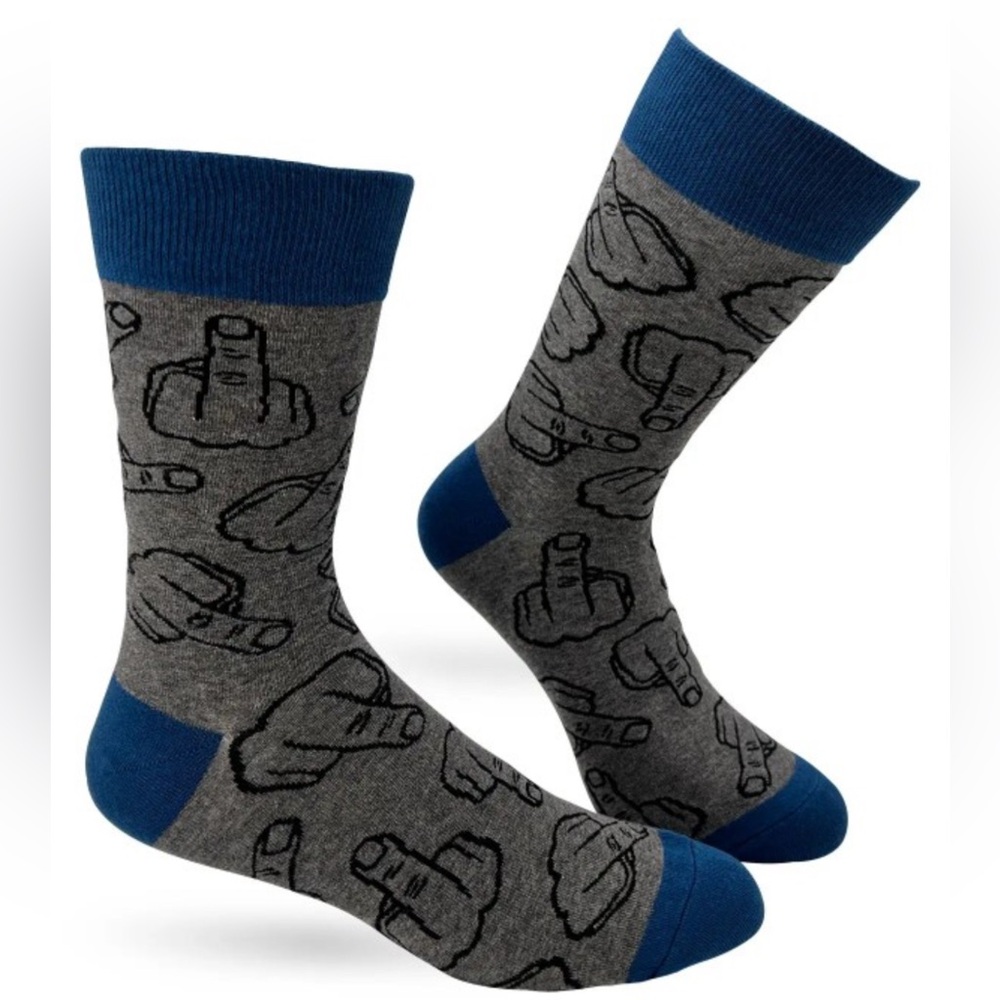 •Mood: F You Pay Me • Funny Men’s Novelty Crew Socks